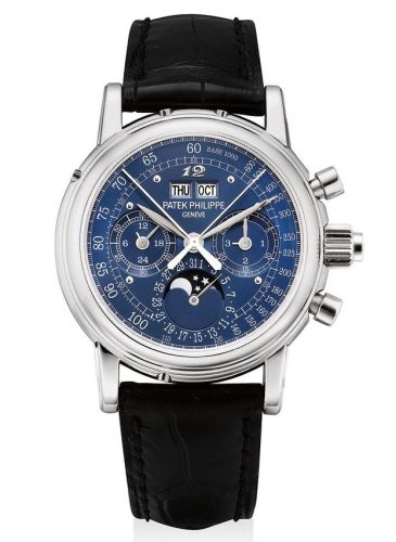 replica Patek Philippe - 5004P-064 Perpetual Calendar Split Seconds Chronograph 5004P Blue Eric Clapton watch