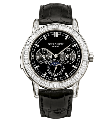 replica Patek Philippe - 5073P-001 Minute Repeater Perpetual Calendar 5073P Black watch - Click Image to Close