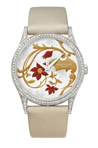 replica Patek Philippe - 5077/100P-014 Calatrava 5077 Floral Arabesques watch