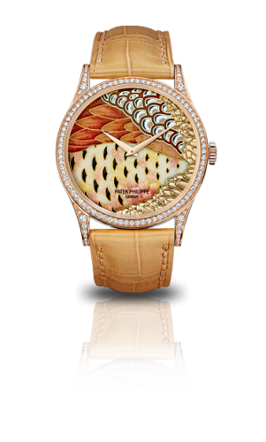 replica Patek Philippe - 5077/100R-014 Calatrava 5077 Common Pheasant watch