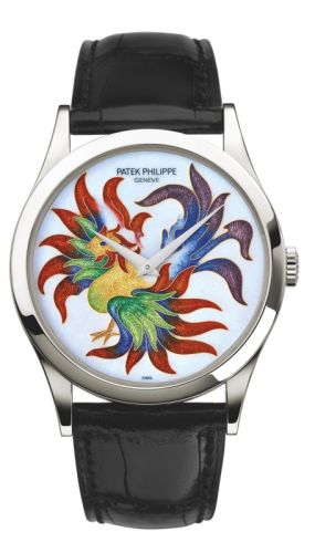 replica Patek Philippe - 5077P-054 Calatrava 5077 Phoenix watch