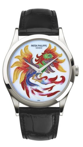 replica Patek Philippe - 5077P-055 Calatrava 5077 Phoenix watch