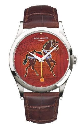 replica Patek Philippe - 5077P-062 Calatrava 5077 Carousel Red watch