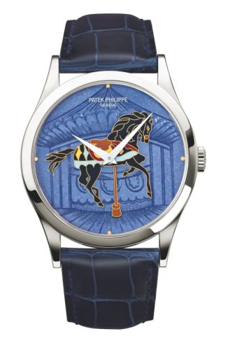 replica Patek Philippe - 5077P-064 Calatrava 5077 Carousel watch