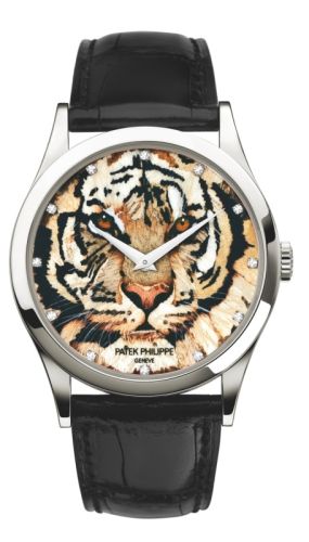 replica Patek Philippe - 5077P-065 Calatrava 5077 Royal Tigers watch