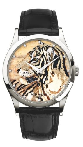 replica Patek Philippe - 5077P-067 Calatrava 5077 Royal Tigers watch