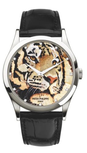 replica Patek Philippe - 5077P-068 Calatrava 5077 Royal Tigers watch
