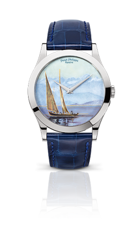 replica Patek Philippe - 5089G-011 Calatrava Lake Geneva Barques 5089 watch