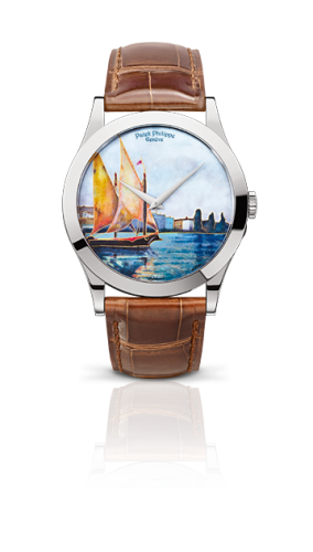 replica Patek Philippe - 5089G-012 Calatrava Lake Geneva Barques 5089 watch