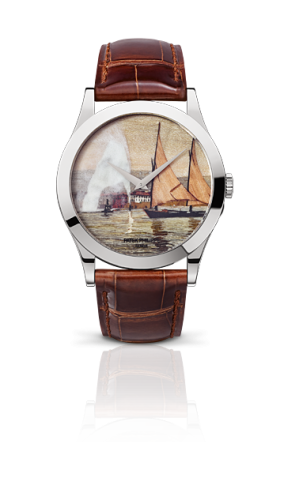 replica Patek Philippe - 5089G-018 Calatrava Lakeside Scenes 5089 watch