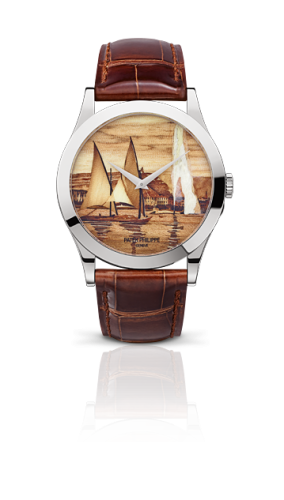 replica Patek Philippe - 5089G-020 Calatrava Lakeside Scenes 5089 watch