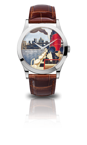 replica Patek Philippe - 5089G-025 Calatrava 5089 Ocean Liners watch - Click Image to Close