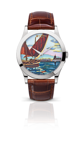 replica Patek Philippe - 5089G-036 Calatrava Lake Geneva Barques 5089 watch