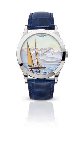 replica Patek Philippe - 5089G-037 Calatrava Lake Geneva Barques 5089 watch