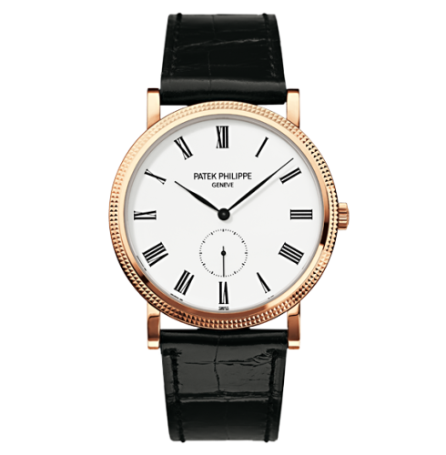 replica Patek Philippe - 5119R-001 Calatrava 5119 Rose Gold / White watch
