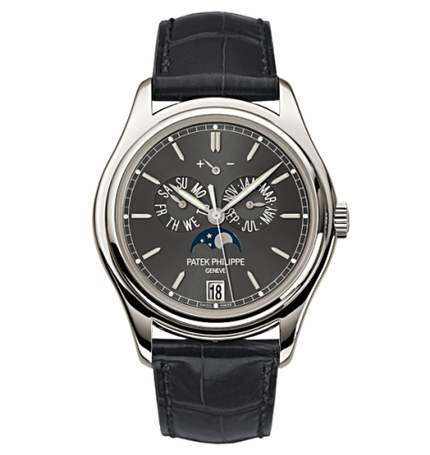 replica Patek Philippe - 5146P-001 Annual Calendar 5146 Platinum / Grey watch