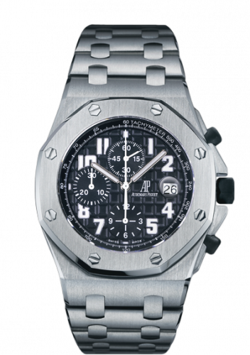 Replica Audemars Piguet - 26170TI.OO.1000TI.06 Royal Oak OffShore 26170 Chronograph Titanium / Black watch - Click Image to Close