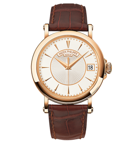 replica Patek Philippe - 5153R-001 Calatrava 5153 Rose Gold / Silver watch