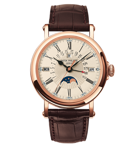 replica Patek Philippe - 5159R-001 Perpetual Calendar 5159 Rose Gold / Silver watch