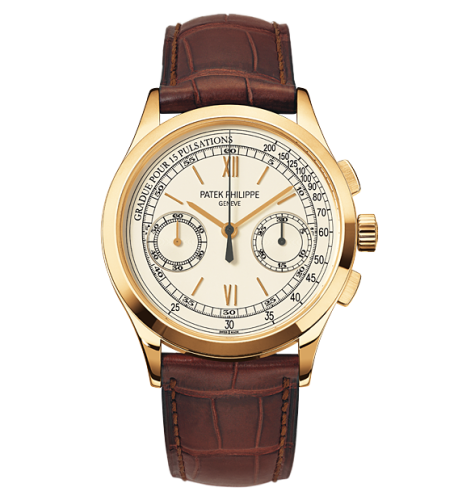 replica Patek Philippe - 5170J-001 Chronograph 5170 Yellow Gold / Silver watch