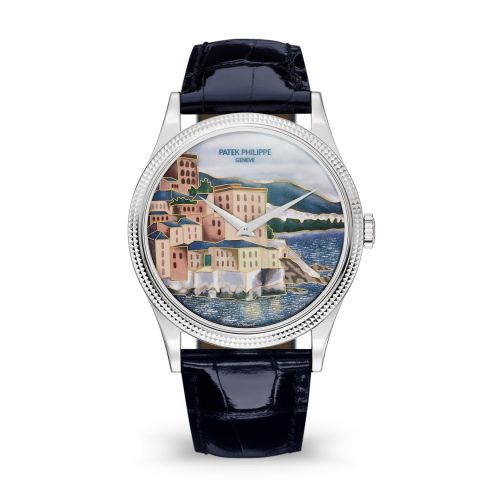 replica Patek Philippe - 5177G-010 Calatrava 5177G Italian Scenes / Cinque Terre watch