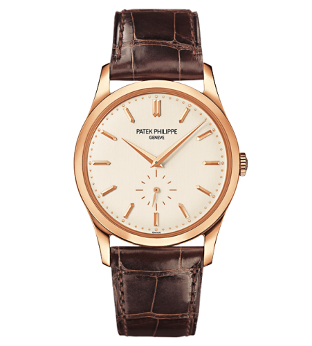 replica Patek Philippe - 5196R-001 Calatrava 5196 Rose Gold / Silver watch