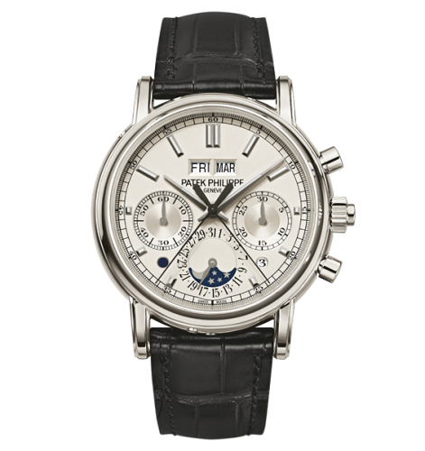 replica Patek Philippe - 5204P-010 Perpetual Calendar Split-Seconds Chronograph 5204 Platinum / Silver watch