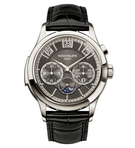 replica Patek Philippe - 5208P-001 Minute Repeater Perpetual Calendar Chronograph 5208 Platinum / Grey watch
