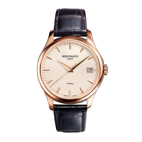 replica Patek Philippe - 5227R-001 T Calatrava 5227 Tiffany Rose Gold / Ivory watch