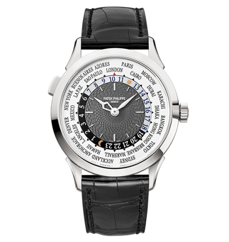 replica Patek Philippe - 5230G-001 World Time 5230 White Gold / Grey / Hong Kong watch