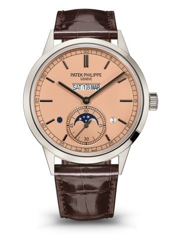 replica Patek Philippe - 5236P-010 Perpetual Calender 5236 Platinum / Salmon watch