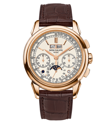 replica Patek Philippe - 5270R-001 Perpetual Calendar Chronograph 5270 Rose Gold / Silver watch