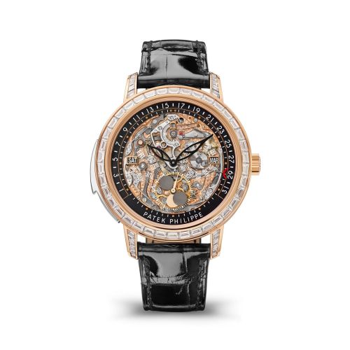 replica Patek Philippe - 5304/301R-001 Minute Repeater Perpetual Calendar 5304 Rose Gold / Skeleton watch