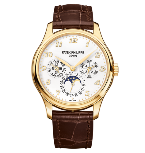 replica Patek Philippe - 5327J-001 Perpetual Calendar 5327 Yellow Gold / Ivory watch