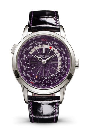 replica Patek Philippe - 5330G-010 World Time Date 5330 White Gold / Plum / Tokyo 2023 watch - Click Image to Close