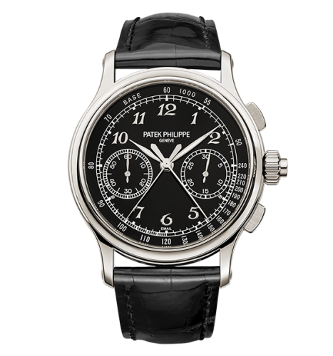 replica Patek Philippe - 5370P-001 Split-Seconds Chronograph 5370 Platinum / Black watch
