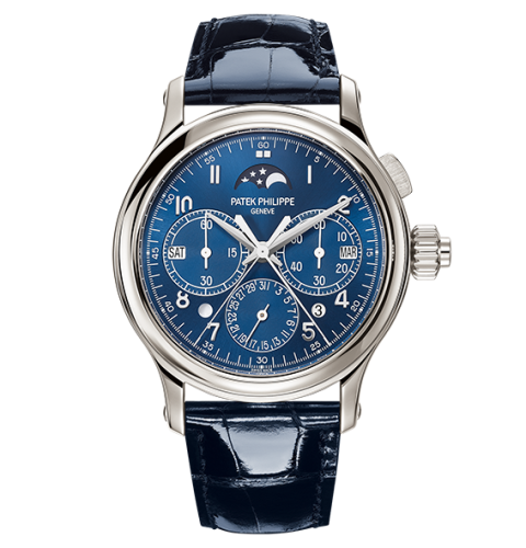 replica Patek Philippe - 5372P-001 Perpetual Calendar Split-Seconds Chronograph 5372 Platinum / Blue watch