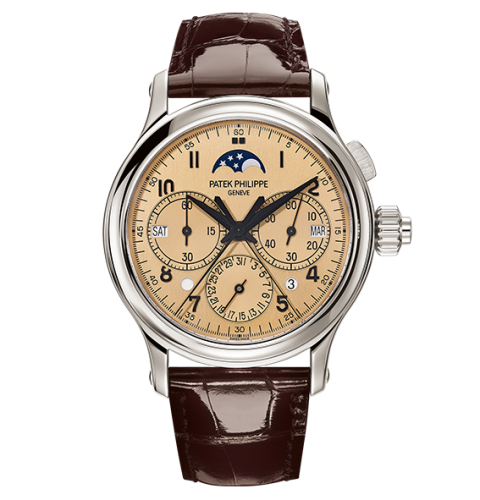 replica Patek Philippe - 5372P-010 Perpetual Calendar Split-Seconds Chronograph 5372 Platinum / Rose Gold watch