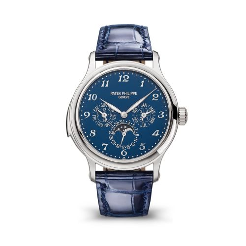replica Patek Philippe - 5374G-001 Minute Repeater Perpetual Calendar 5374 White Gold / Blue watch