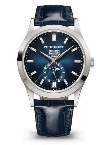 replica Patek Philippe - 5396G-017 Annual Calendar 5396 White Gold / Blue Gradient watch