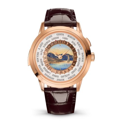 replica Patek Philippe - 5531R-001 World Time Minute Repeater Rose Gold / Lavaux / Hong Kong watch