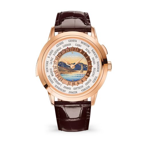 replica Patek Philippe - 5531R-012 World Time Minute Repeater Rose Gold / Lavaux / Beijing watch