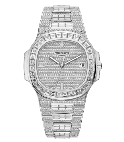 replica Patek Philippe - 5719/10G-010 Nautilus 5719 White Gold / Diamonds watch