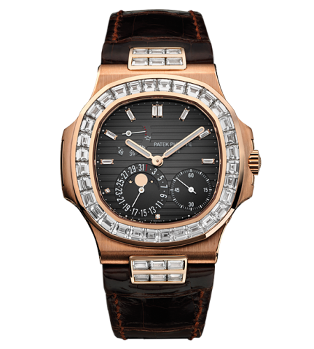 replica Patek Philippe - 5724R-001 Nautilus 5724 Rose Gold / Brown watch