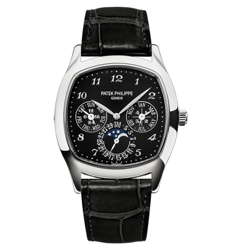 replica Patek Philippe - 5940G-010 Perpetual Calendar 5940G White Gold / Black watch