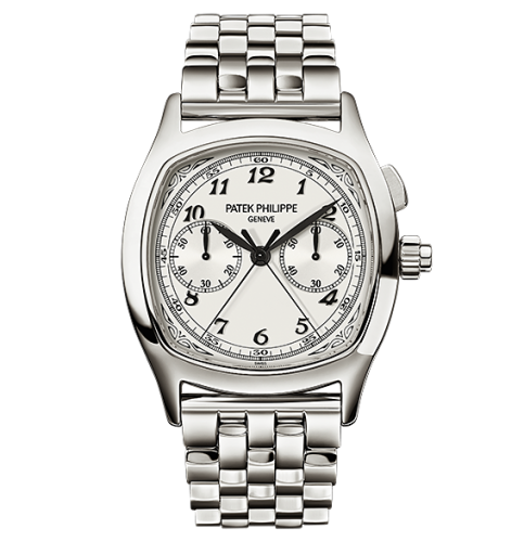 replica Patek Philippe - 5950/1A-001 Split-Seconds Chronograph 5950 Stainless Steel / Silver / Bracelet watch
