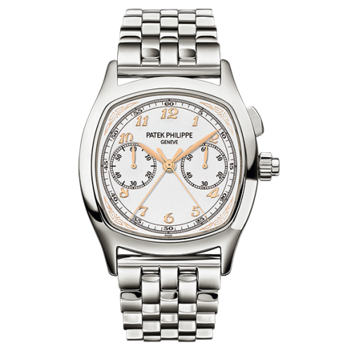 replica Patek Philippe - 5950/1A-013 Split-Seconds Chronograph 5950 Stainless Steel / Silver / Bracelet watch - Click Image to Close