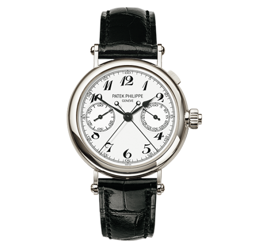 replica Patek Philippe - 5959P-001 Split-Seconds Chronograph 5959 Platinum / White watch