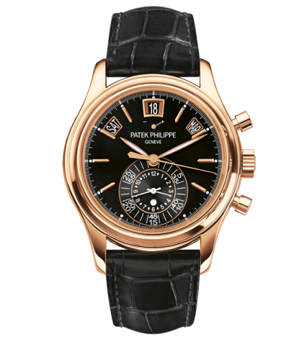 replica Patek Philippe - 5960R-012 Annual Calendar Chronograph 5960 Rose Gold / Black watch