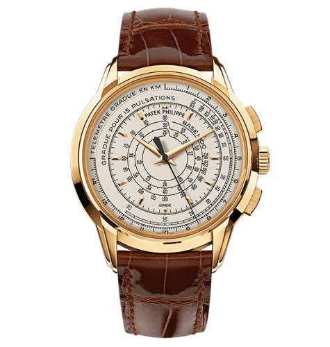 replica Patek Philippe - 5975J-001 Multi-Scale Chronograph 5975 Yellow Gold / 175th Anniversary watch